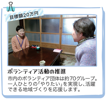 ボランティア活動の推進